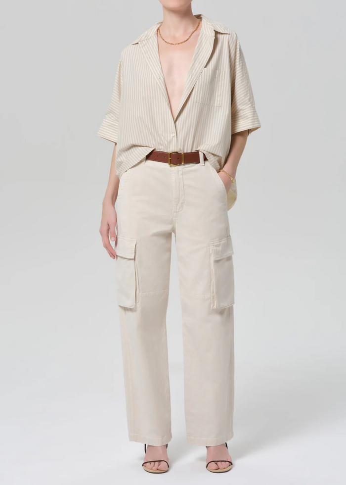 Claire Origami Shirt - Ciro Stripe