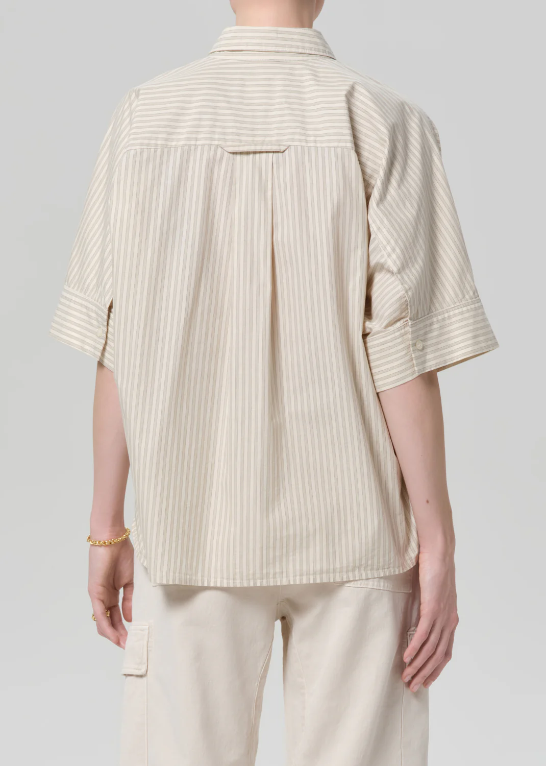 Claire Origami Shirt - Ciro Stripe