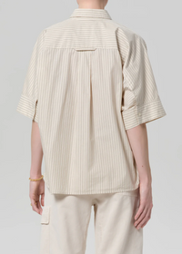 Claire Origami Shirt - Ciro Stripe