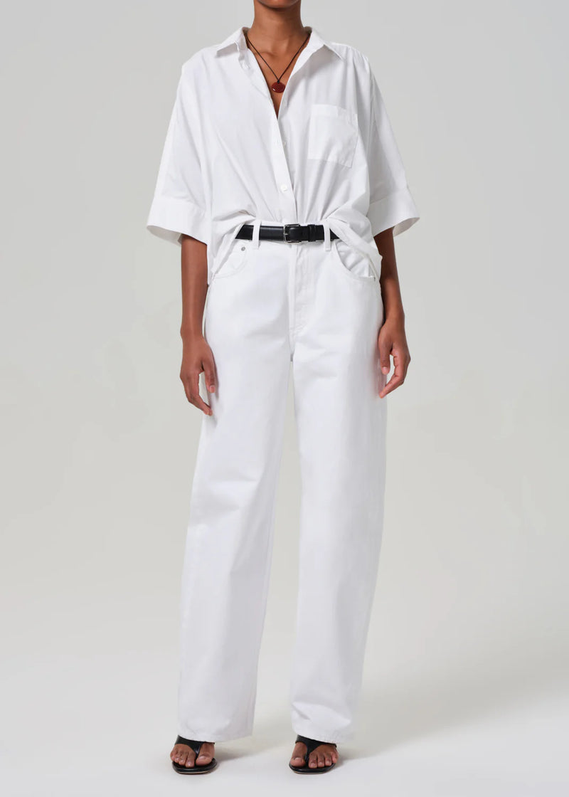 Claire Origami Shirt - Optic White