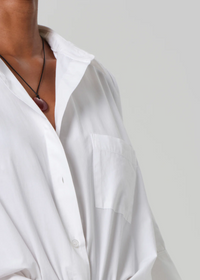 Claire Origami Shirt - Optic White