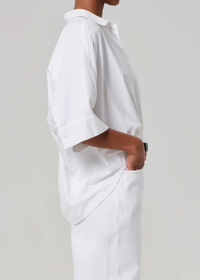 Claire Origami Shirt - Optic White