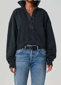 Mirelle Funnel Neck - Charcoal