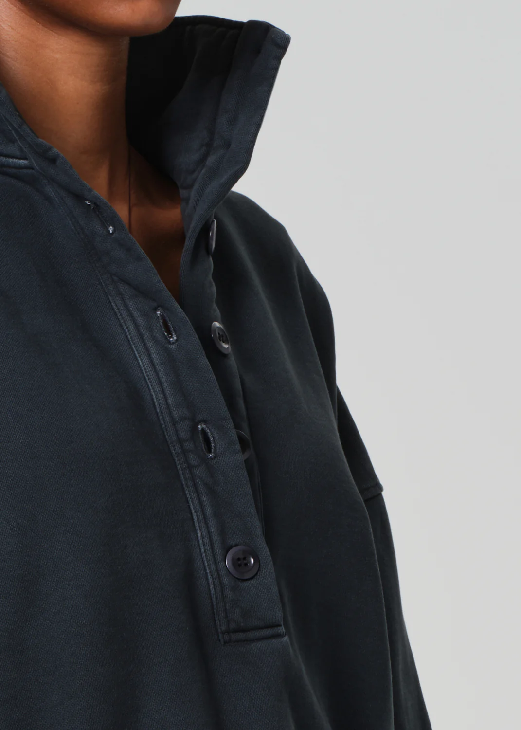 Mirelle Funnel Neck - Charcoal