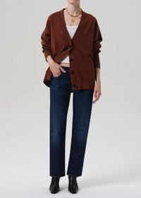 Fleece Cardigan - Chai