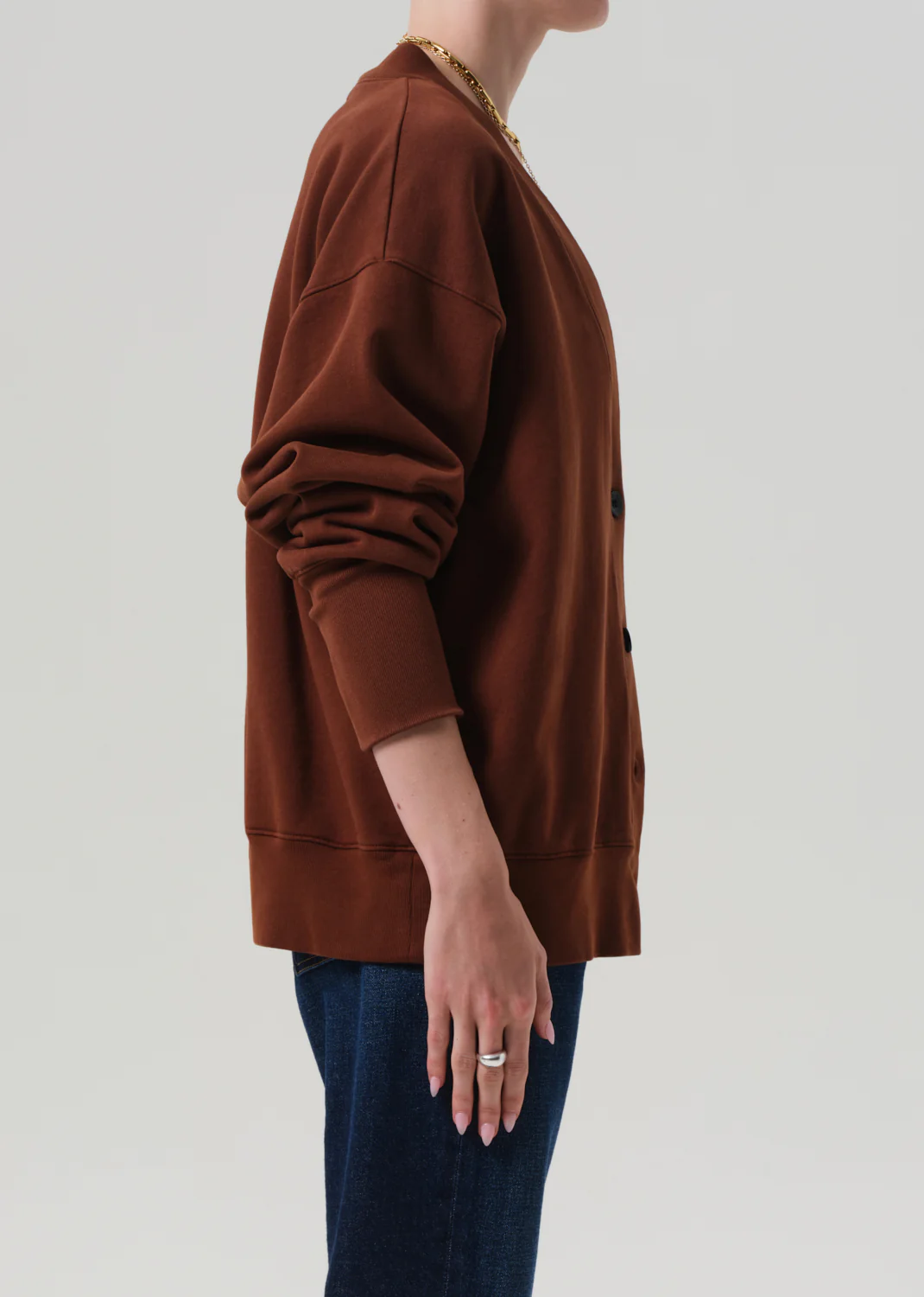Fleece Cardigan - Chai