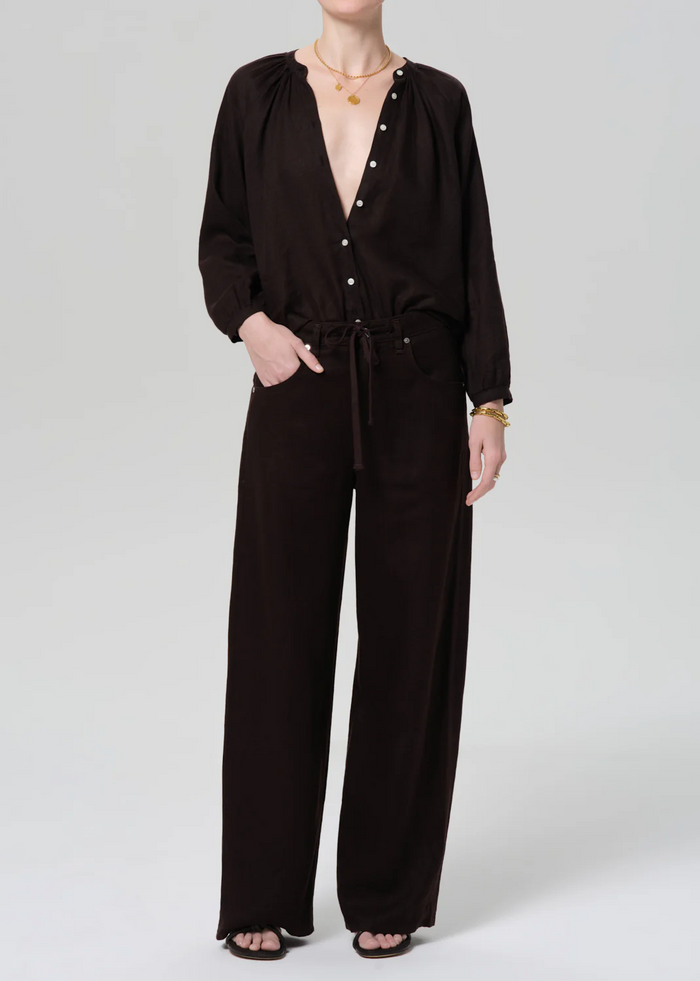 Paro Blouse - Chocolate