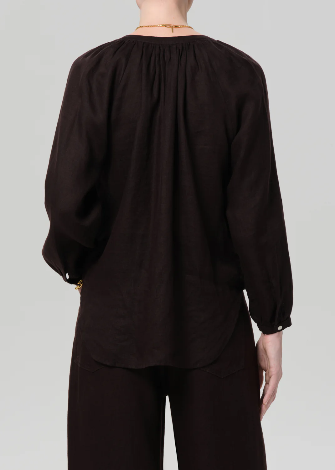 Paro Blouse - Chocolate