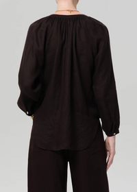 Paro Blouse - Chocolate