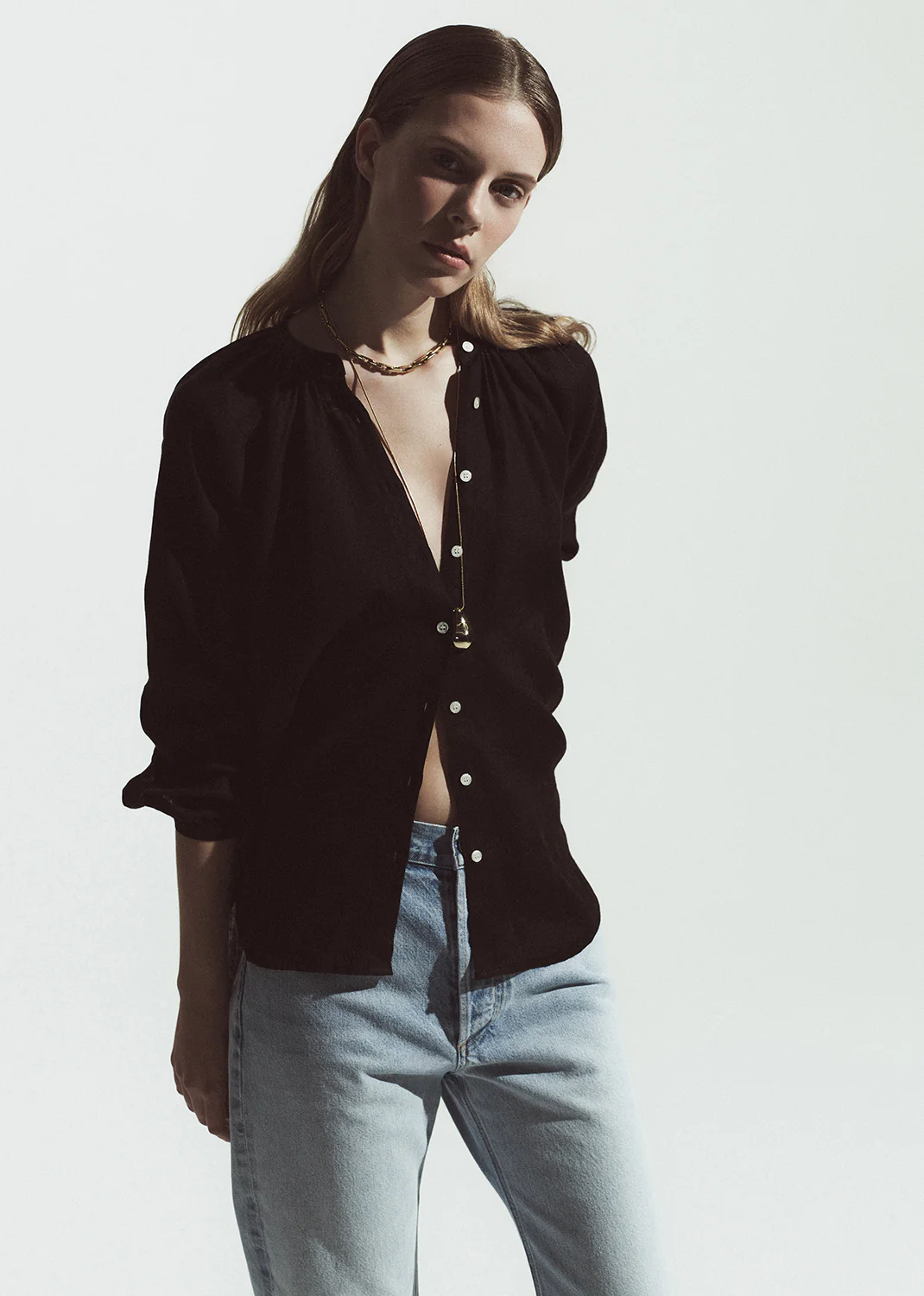 Paro Blouse - Chocolate