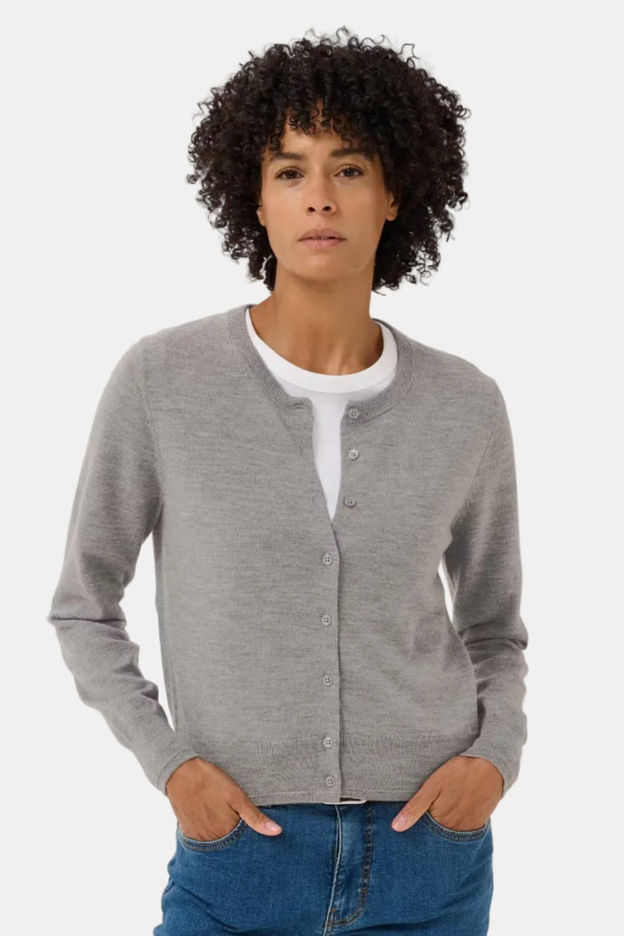 Noelani Cardigan - Medium Grey Melange