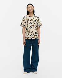 Tunnit T-Shirt - Beige Brown Black