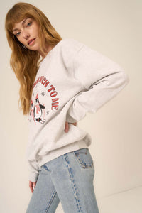 Snow Much To Me Sweatshirt - Ash