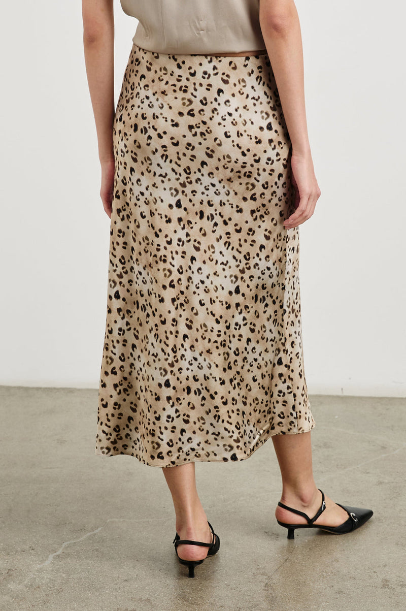 Anya Skirt - Champagne Leopard