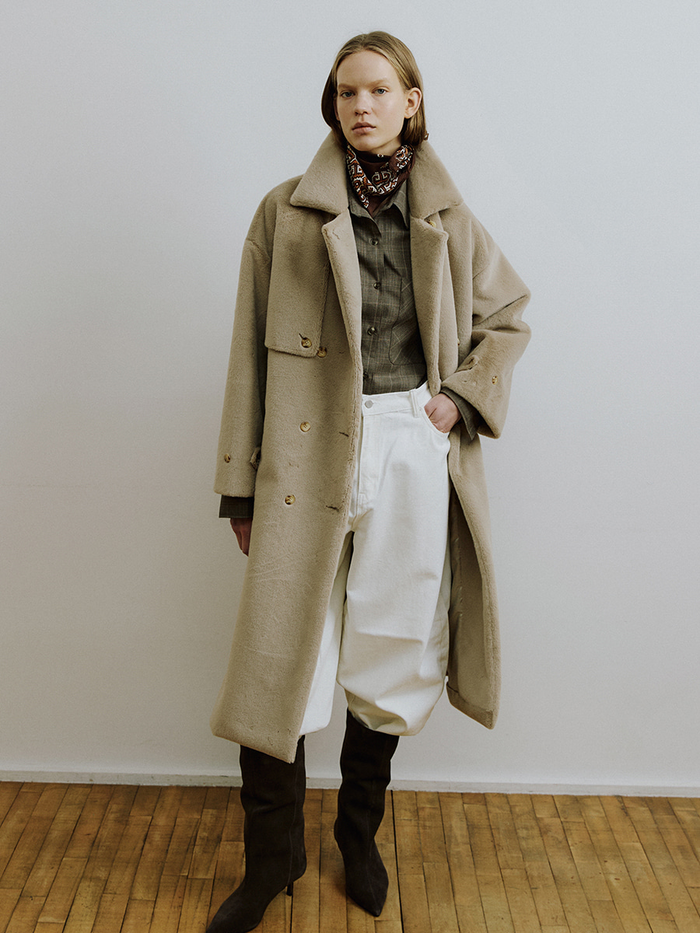 Jan Trench Coat - Mink