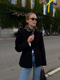 Polkadot Scarf - Black