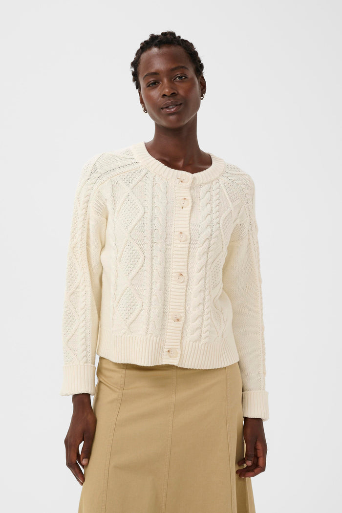 Zayra Cardigan - Whisper White
