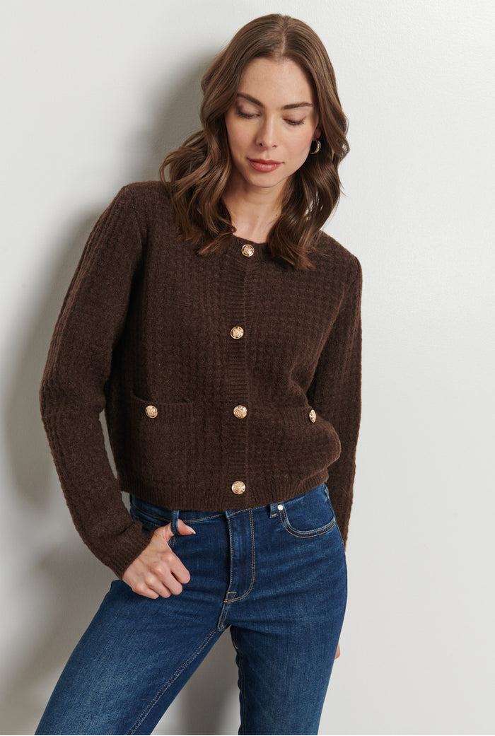 Cataline Cardigan - Dark Chocolate