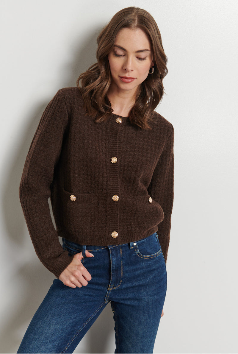 Cataline Cardigan - Dark Chocolate