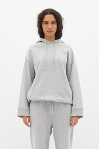 Lane Base Hoodie - Light Grey Melange