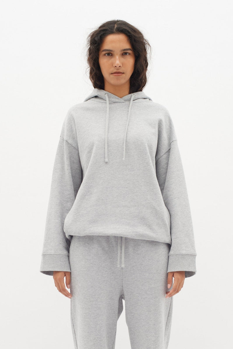 Lane Base Hoodie - Light Grey Melange