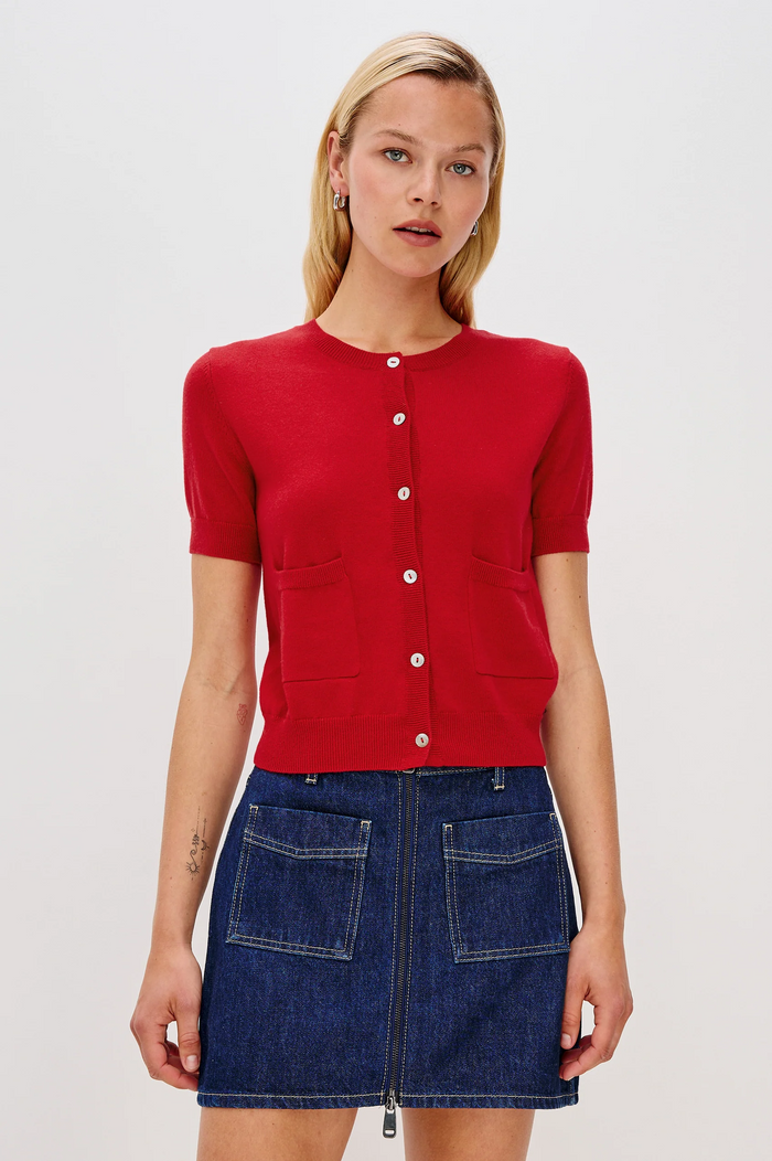 Aisley Sweater - Crimson