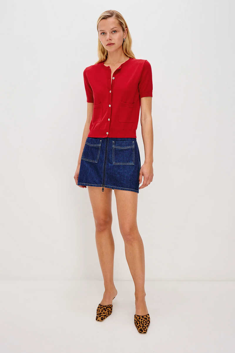 Aisley Sweater - Crimson