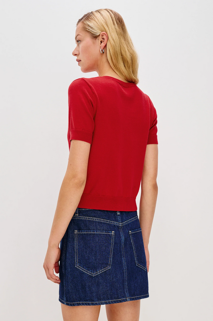 Aisley Sweater - Crimson