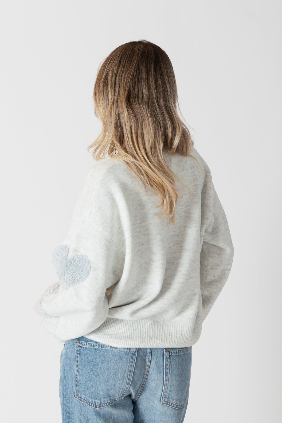 Ajax Sherpa Sweater - Ice/Pastel Ombre