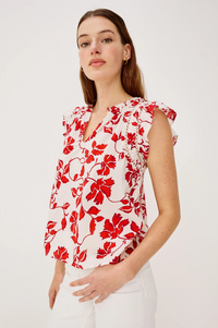 Allea Top - Red Jasmine