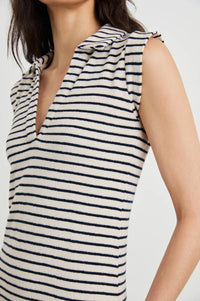 Amira Dress - Sailor Stripe Terry Towel