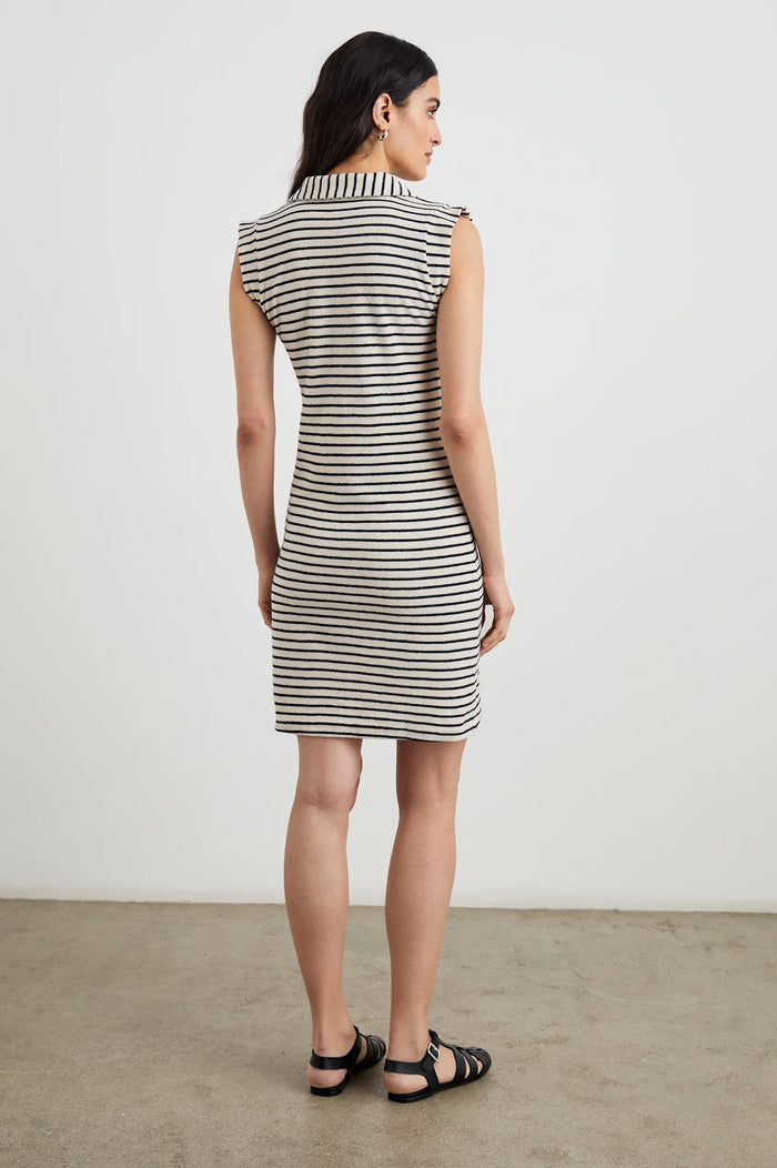 Amira Dress - Sailor Stripe Terry Towel