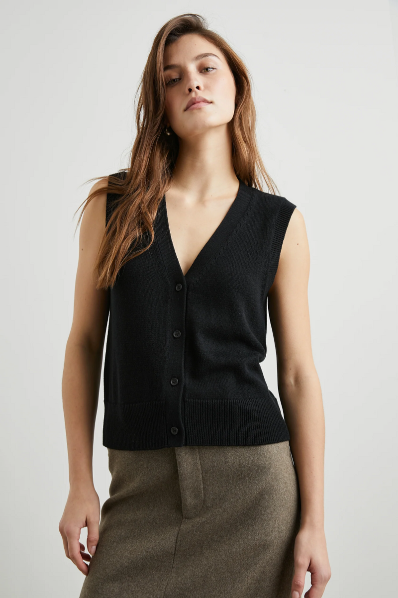 Annika Vest - Jet Black