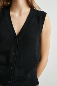 Annika Vest - Jet Black