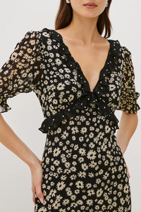 Annmarie Dress - Daisy Dot Combo