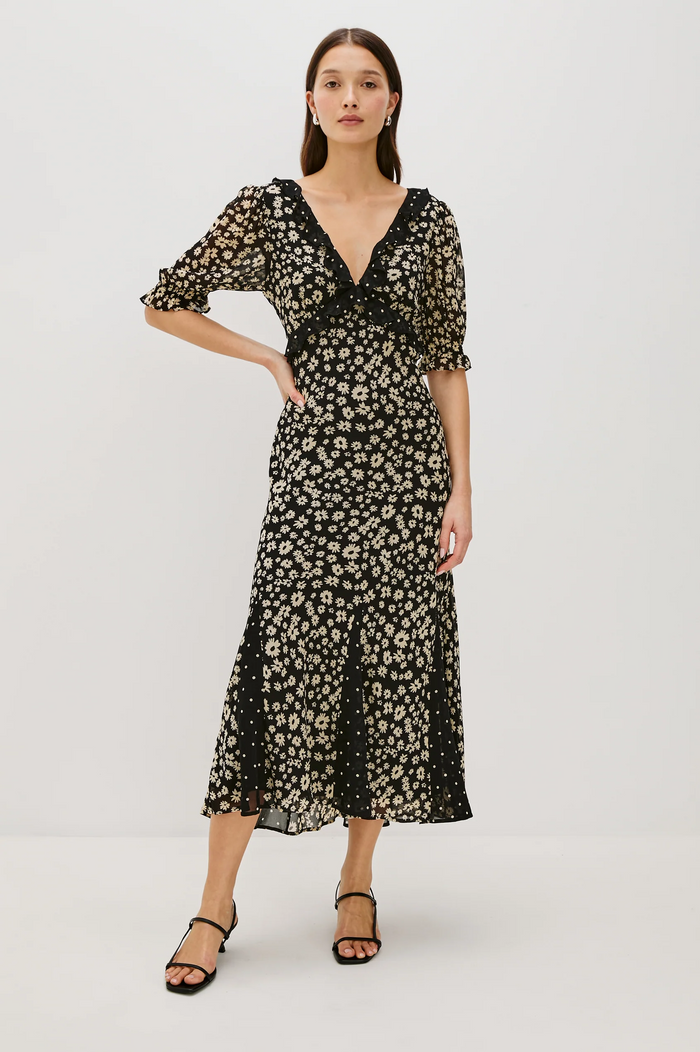 Annmarie Dress - Daisy Dot Combo