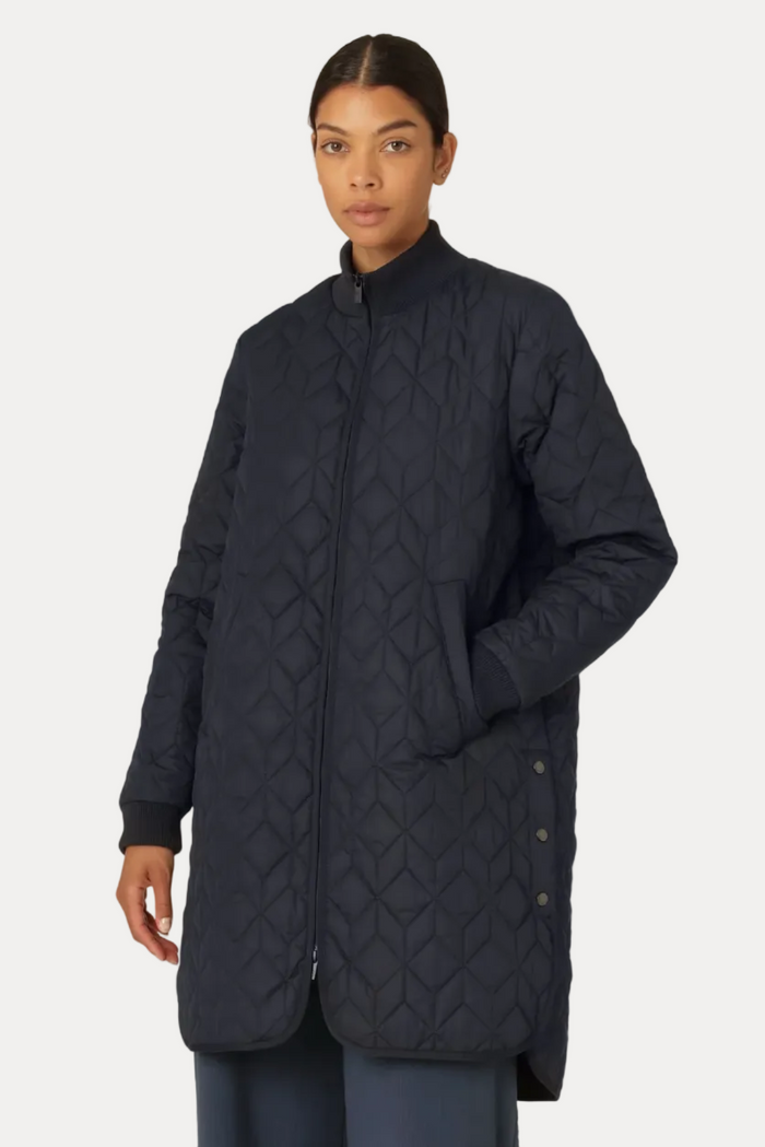 Quilt Coat - Dark Indigo