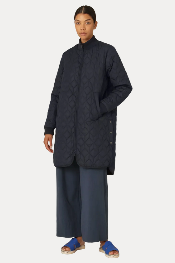Quilt Coat - Dark Indigo