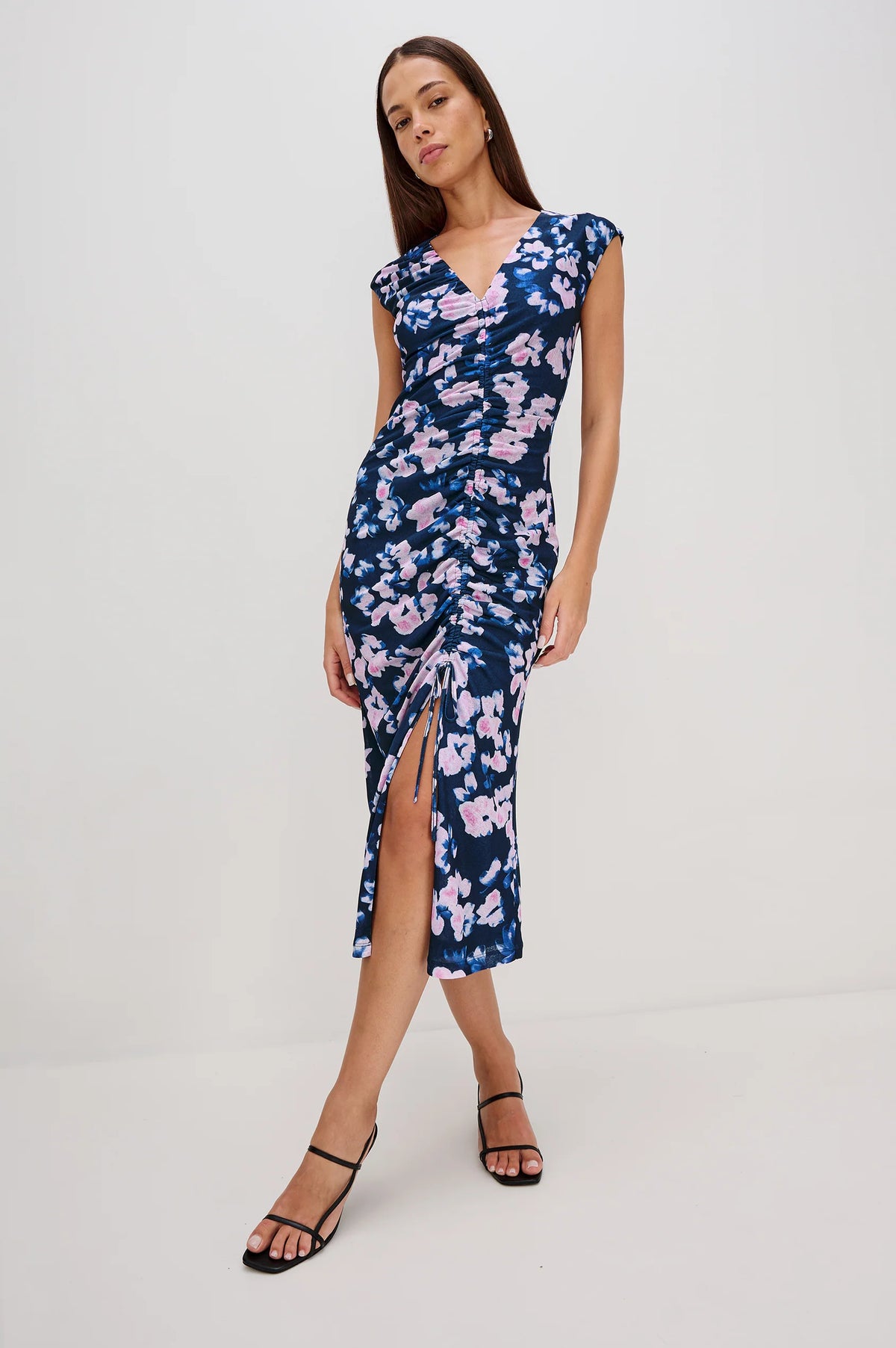 Auren Dress - Midnight Peony
