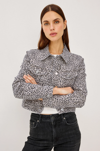 Brea Jacket - Ecru Cheetah