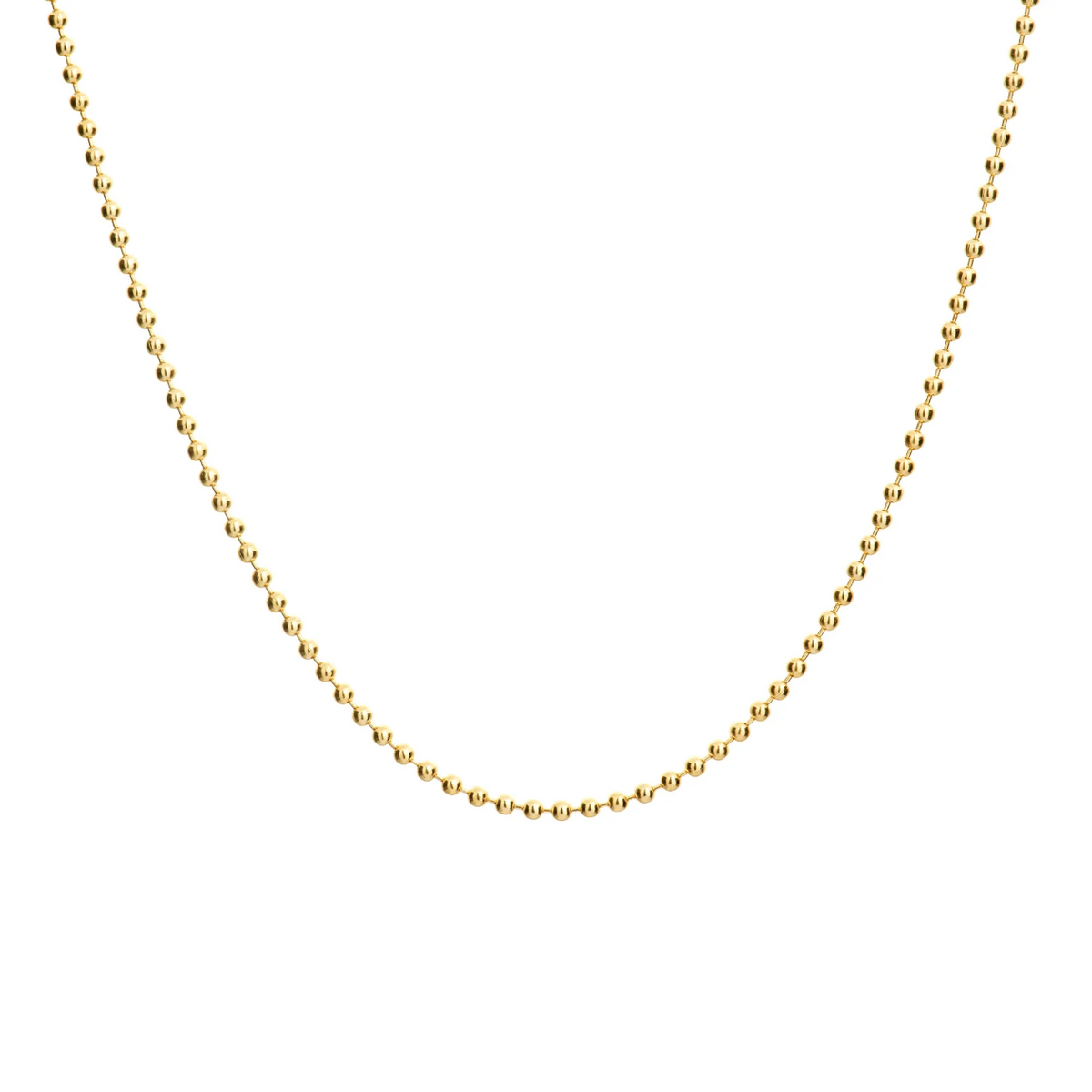 Ball Chain 1.5mm 18" - Gold