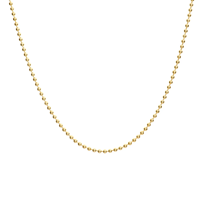 Ball Chain 1.5mm 18" - Gold