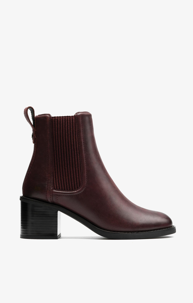 Chamberly Top - Merlot Leather