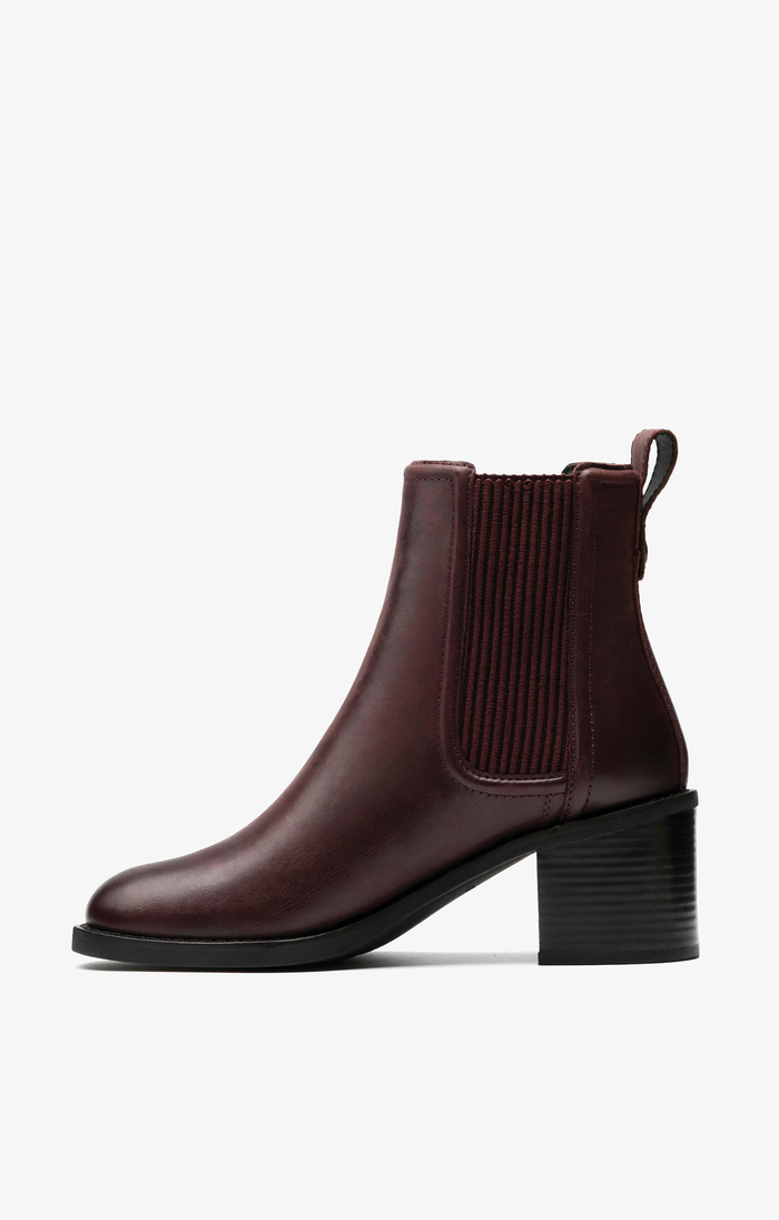 Chamberly Top - Merlot Leather