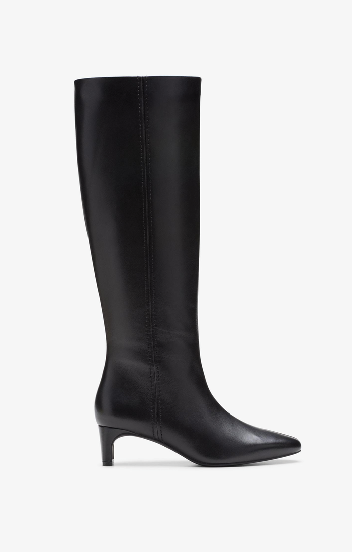 Edina Tall - Black Leather