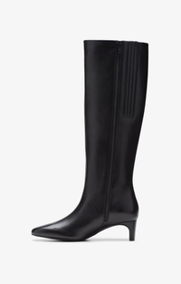 Edina Tall - Black Leather