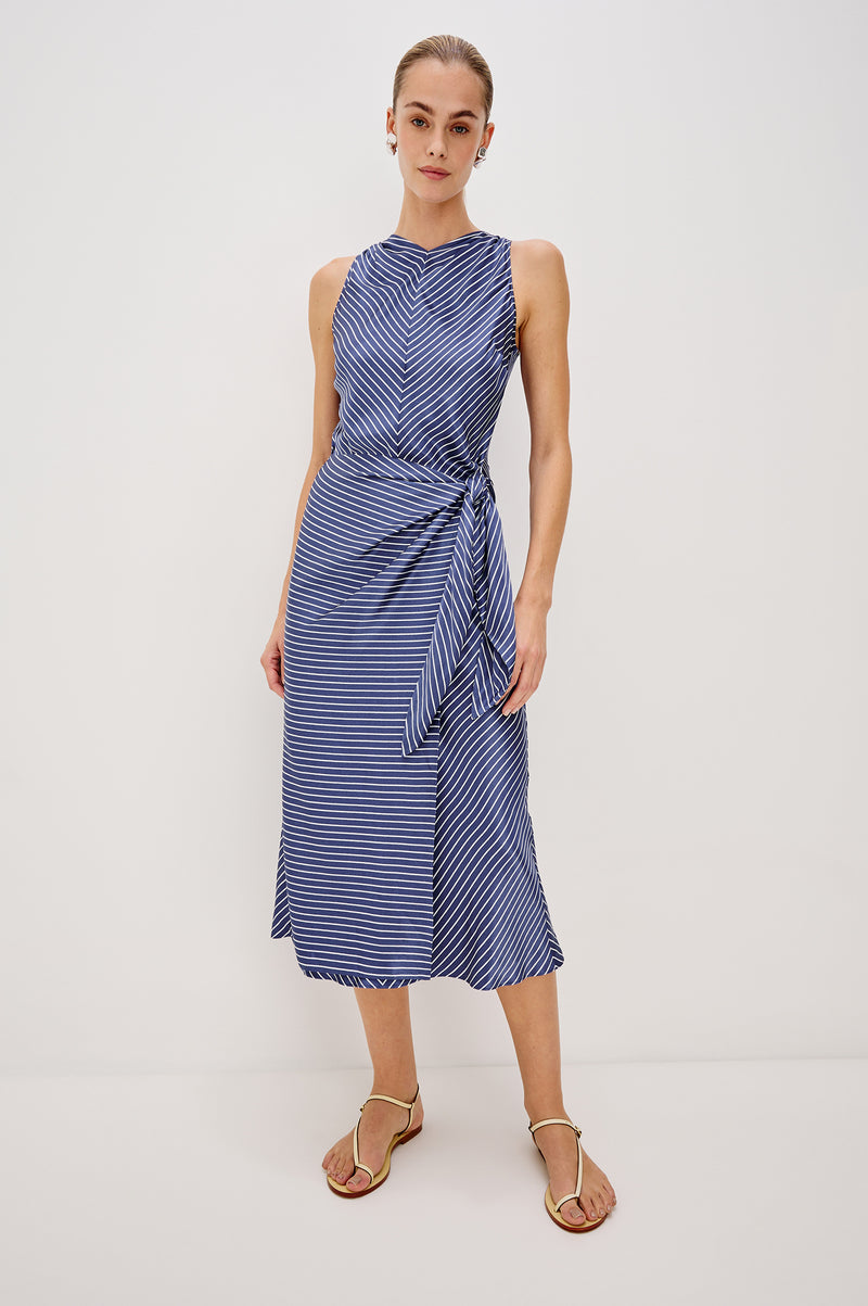 Cairo Dress - Twilight Stripe