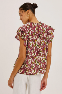 Calista Top - Cardinal Floral