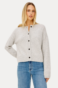 Carre Cardigan - Heather Grey