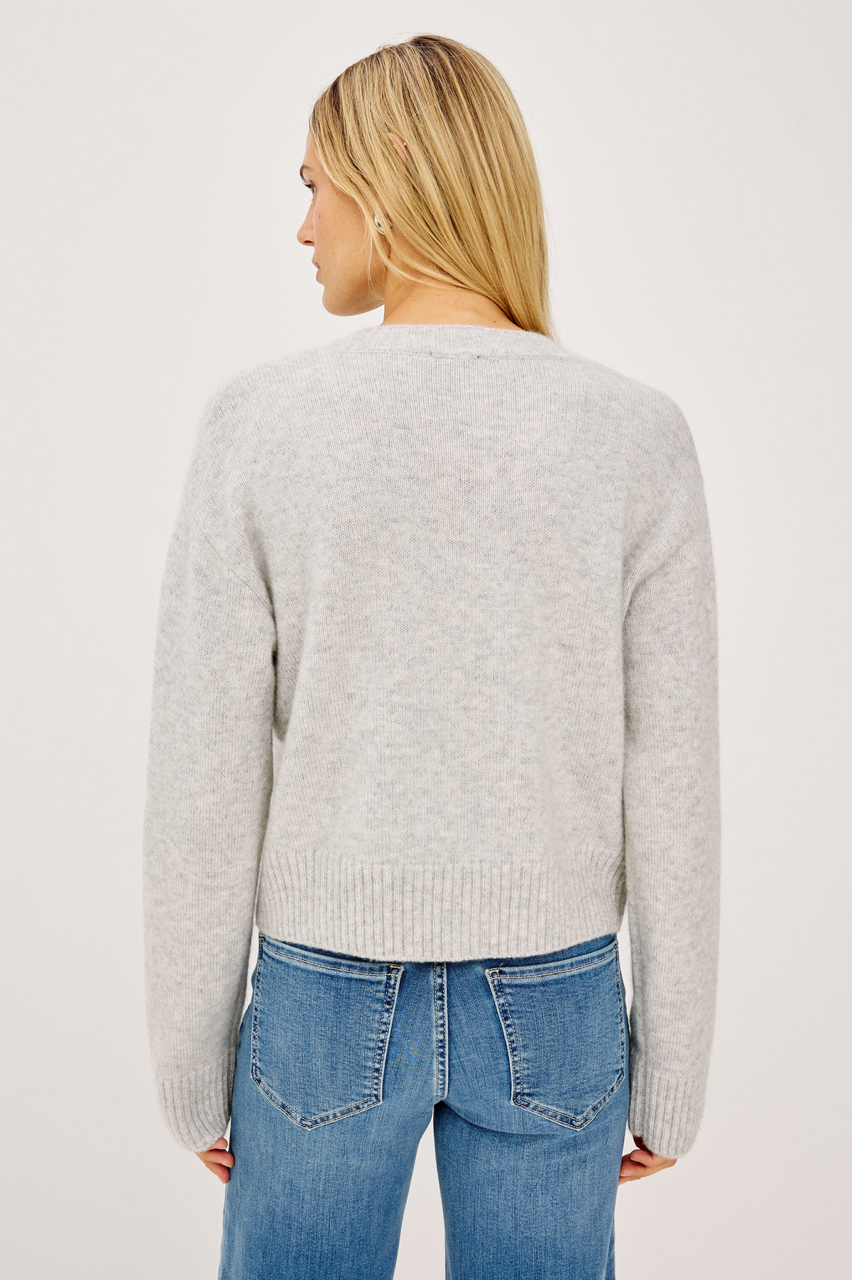 Carre Cardigan - Heather Grey